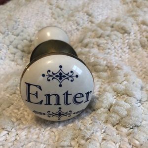 NWT Anthropology Doorknob